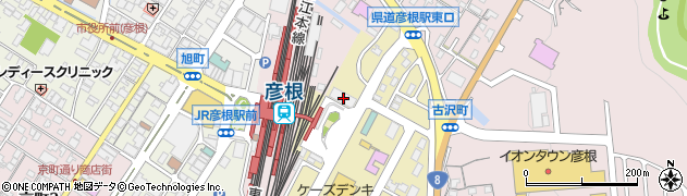 近江鉄道株式会社　管理部周辺の地図