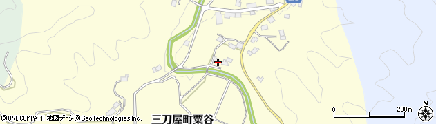 島根県雲南市三刀屋町粟谷82周辺の地図