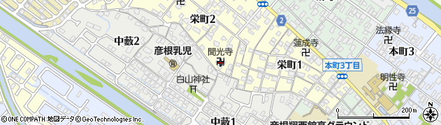 聞光寺周辺の地図