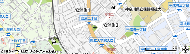 安浦公園周辺の地図