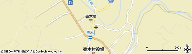 長野県下伊那郡売木村725周辺の地図