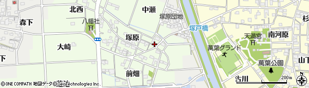 愛知県一宮市玉野塚原3475周辺の地図