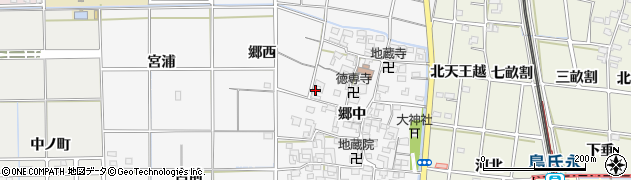 愛知県一宮市大和町於保郷中2527周辺の地図