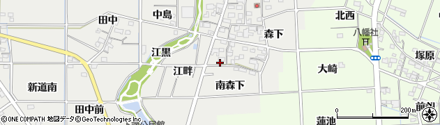 愛知県一宮市明地藤之棚120周辺の地図