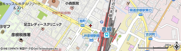 ちゃんぽん亭総本家 彦根駅前本店周辺の地図