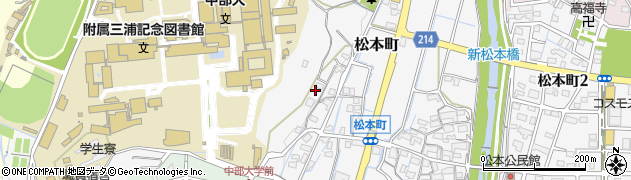 愛知県春日井市松本町539周辺の地図