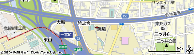 愛知県一宮市丹陽町九日市場（縄境）周辺の地図