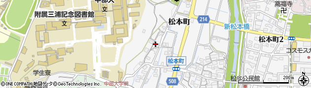 愛知県春日井市松本町533周辺の地図