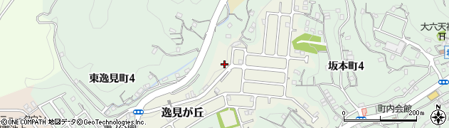神奈川県横須賀市逸見が丘2周辺の地図