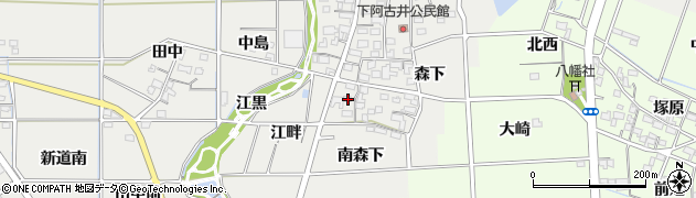 愛知県一宮市明地藤之棚119周辺の地図
