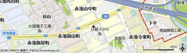 日軽メタル株式会社　稲沢工場周辺の地図