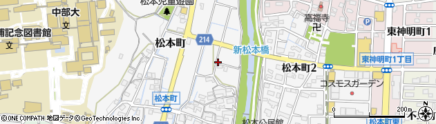 愛知県春日井市松本町50周辺の地図