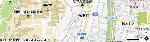 愛知県春日井市松本町534周辺の地図