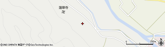 京都府南丹市美山町長谷（二ツ谷）周辺の地図
