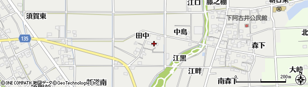 愛知県一宮市明地田中124周辺の地図