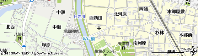 愛知県一宮市萩原町戸苅酉新田32周辺の地図