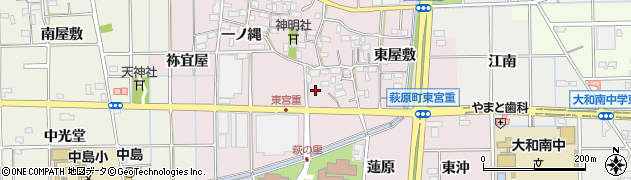愛知県一宮市萩原町東宮重長原2周辺の地図
