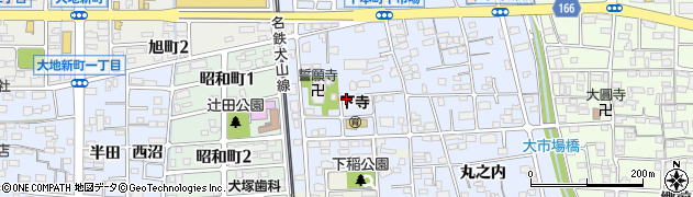 愛知県岩倉市下本町下寺廻周辺の地図