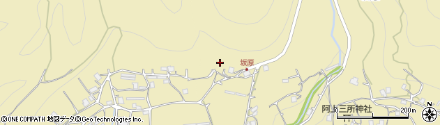 京都府船井郡京丹波町坂原出雲谷周辺の地図