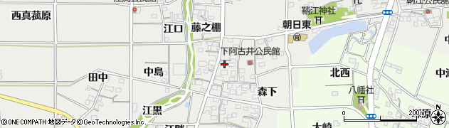 愛知県一宮市明地藤之棚106周辺の地図