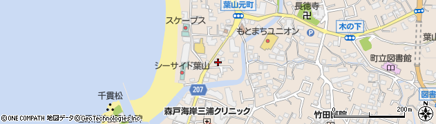 横浜銀行葉山支店 ＡＴＭ周辺の地図