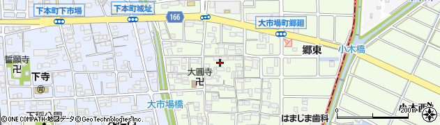 愛知県岩倉市大市場町（郷廻）周辺の地図