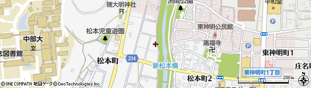 愛知県春日井市松本町29周辺の地図