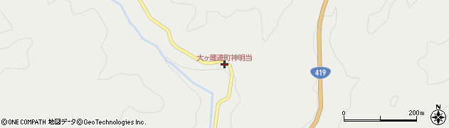 大ヶ蔵連町神明当周辺の地図