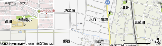 愛知県一宮市大和町於保（坊之城）周辺の地図