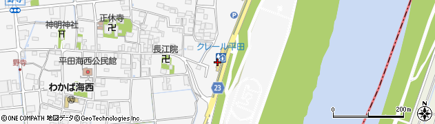 道の駅クレール平田周辺の地図