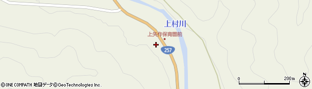 岐阜県恵那市上矢作町下736周辺の地図