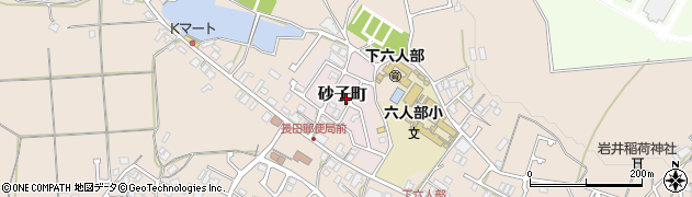 京都府福知山市砂子町周辺の地図