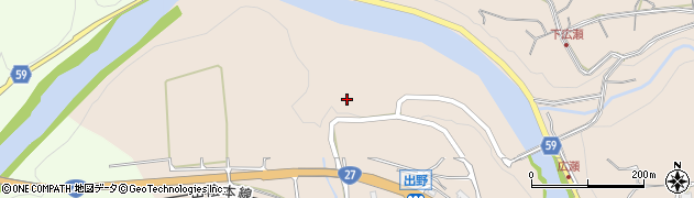 京都府京丹波町（船井郡）出野（加ジ路）周辺の地図