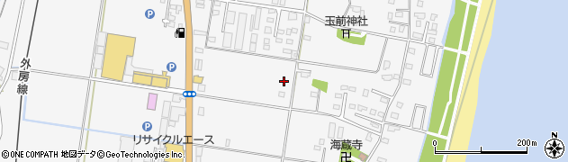 千葉県いすみ市日在1608周辺の地図