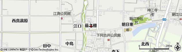 愛知県一宮市明地藤之棚周辺の地図