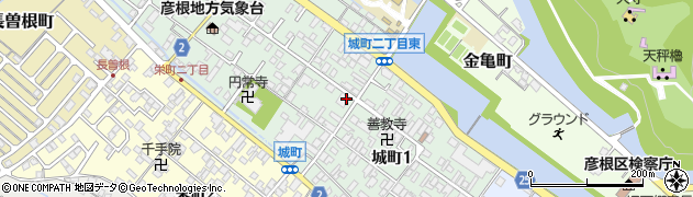 滋賀銀行彦根西 ＡＴＭ周辺の地図