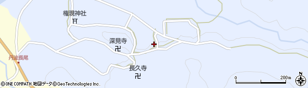 京都府南丹市美山町野添（山根）周辺の地図