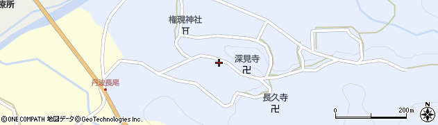 京都府南丹市美山町野添（迫田）周辺の地図