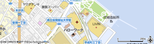 マクドナルド横須賀ホームズ店周辺の地図