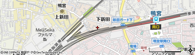 神奈川県小田原市下新田164周辺の地図