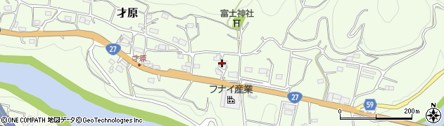 京都府京丹波町（船井郡）才原（宮ノ前）周辺の地図