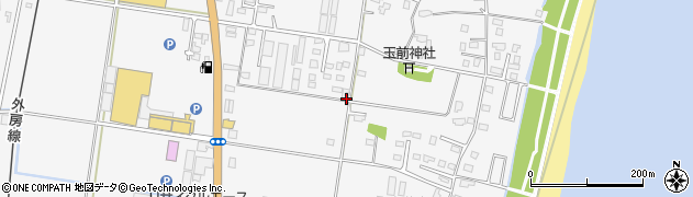 千葉県いすみ市日在周辺の地図