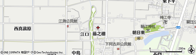 愛知県一宮市明地藤之棚70周辺の地図
