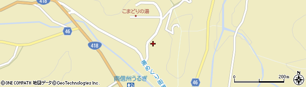 長野県下伊那郡売木村218周辺の地図