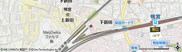 神奈川県小田原市下新田168周辺の地図