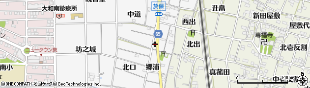 愛知県一宮市大和町於保郷浦70周辺の地図