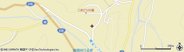 長野県下伊那郡売木村222周辺の地図
