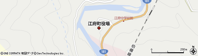 鳥取県日野郡江府町周辺の地図