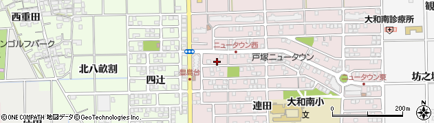 愛知県一宮市大和町戸塚（町長）周辺の地図