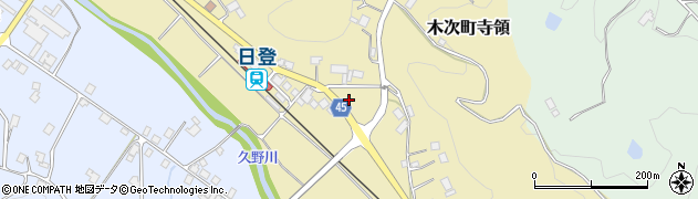 島根県雲南市木次町寺領周辺の地図